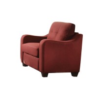 Cleavon Ii Chair In Red Linen 53562(D0102H7C2Up)