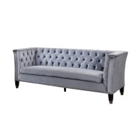 Acme Honor Sofa In Blue-Gray Velvet 52785(D0102H7C2W2)