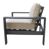 Club Chair, Powdered Pewter(D0102H7C6Dt)