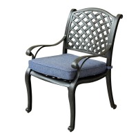 Sparta Modern Dining Arm Chair, Navy Blue(D0102H7C6Zx)