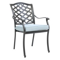 Dining Arm Chair, Blue, Set Of 2(D0102H7Cb5T)