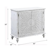 Acme Daray Console Table In Antique White Finish Ac00286(D0102H7Cbgj)