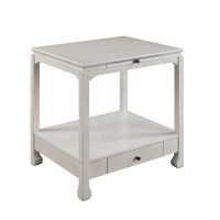 Acme Seatlas Accent Table, Antique White Finish 97975(D0102H7Ccj6)