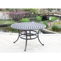 Round Dining Table, Espresso Brown(D0102H7Ccw8)