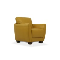 Acme Valeria Chair, Mustard Leather 54947(D0102H7Cg3T)