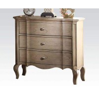 Acme Chelmsford Nightstand In Antique Taupe 26053(D0102H7Ci4T)
