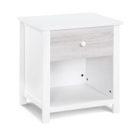 Connelly Nightstand Whiterockport Gray(D0102H7Ci68)