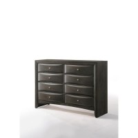 Acme Ireland 8 Drawer Dresser In Gray Oak