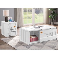 Acme Cargo Coffee Table In White