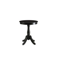 Acme Alger Side Table In Black 82808(D0102H7Cjzp)