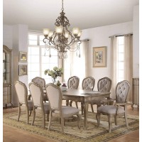 Acme Chelmsford Dining Table In Antique Taupe 66050(D0102H7Clkx)