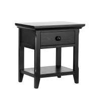Overland Nightstand Forever Black(D0102H7Clqp)