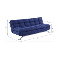 Acme Petokea Adjustable Sofa, Blue Fabric 58255(D0102H7Cq7P)