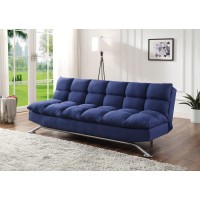 Acme Petokea Adjustable Sofa, Blue Fabric 58255(D0102H7Cq7P)