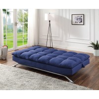 Acme Petokea Adjustable Sofa, Blue Fabric 58255(D0102H7Cq7P)