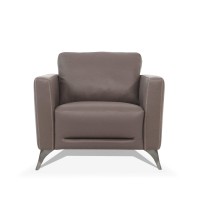 Acme Malaga Chair, Taupe Leather 55002(D0102H7Cqhp)