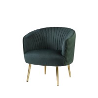 Acme Sigurd Accent Chair, Velvet & Gold 59890(D0102H7Cqup)