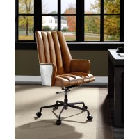 Salvol Office Chair Sahara Leather & Aluminum 93176(D0102H7Cv18)