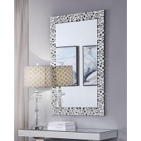 Acme Kachina Wall Decor In Mirrored And Faux Gem