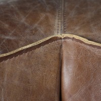Acme Brancaster Sofa In Retro Brown Top Grain Leather