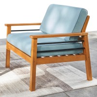 Gloucester Contemporary Patio Wood Sofa Club Chair(D0102H7J6Yj)
