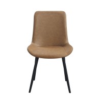 Acme Abiram Side Chair (Set-2) In Brown Pu Dn01029(D0102H7J9At)
