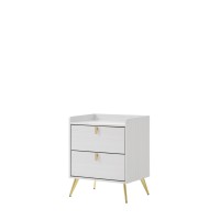 Acme Zeena Nightstand, White Finish Bd01177(D0102H7Jahj)