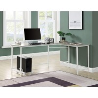 Acme Dazenus Computer Desk, Gray & White Finish Of00043(D0102H7Jjfp)