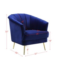 Acme Eivor Chair, Blue Velvet Lv00211(D0102H7Jlxp)