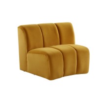 Acme Felicia Modular Chair, Yellow Velvet Lv01068(D0102H7Jlyx)