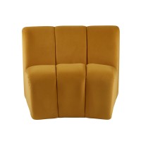 Acme Felicia Modular Chair, Yellow Velvet Lv01068(D0102H7Jlyx)