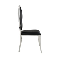 Acme Cyrene Side Chair (Set-2) In Black Dn00929(D0102H7Jsej)
