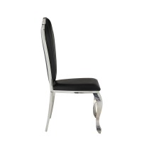 Acme Cyrene Side Chair (Set-2) In Black Dn00927(D0102H7Jshx)