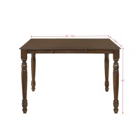 Acme Dylan Counter Height Table In Walnut Finish Dn00622(D0102H7Jsl2)