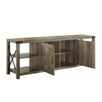 Acme Abiram Tv Stand In Rustic Oak Finish Lv01000(D0102Hiiqty)