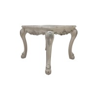 Acme Dresden End Table, Bone White Finish Lv01692(D0102Hr78Rt)