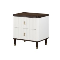 Acme Carena Nightstand Wusb, White & Brown Finish Bd02028(D0102Hr7Z06)