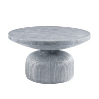 Acme Laddie Coffee Table, Weathered Gray Finish Lv01926(D0102Hr7Z26)