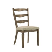 Acme Parfield Side Chair (Set-2), Fabric & Weathered Oak Finish Dn01808(D0102Hr7Zlp)