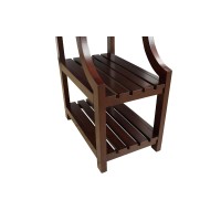 Acme Wasaki 2-Shelf Wooden End Table In Espresso