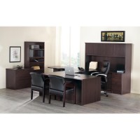 Lorell Prominence 2.0 Espresso Laminate Lateral File - 2-Drawer - 36 X 22 X 29 - 2 X File Drawer(S) - Band Edge - Material: Particleboard - Finish: Espresso Laminate, Thermofused Melamine (Tfm)