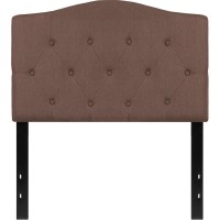 Cambridge Tufted Upholstered Twin Size Headboard In Camel Fabric