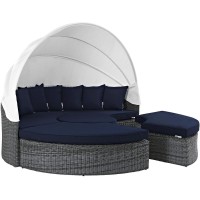 Summon Canopy Outdoor Patio Sunbrella Daybed