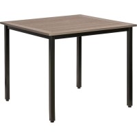 Lorell Llr42686 Charcoal Outdoor Table Charcoal Gray
