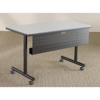 Lorell Training Table Base - Black C-Leg Base - 27 Height X 22 Width - Assembly Required