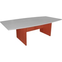 Lorell Essentials Conference Table Base (Box 2 Of 2) - 2 Legs - 28.50 Height X 49.63 Width X 23.63 Depth - Assembly Required - Cherry, Laminated
