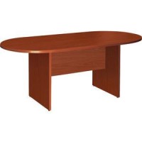 Lorell Essentials Oval Conference Table Top - 94.5 X 47.3 X 1.3 X 1 - Finish: Cherry, Laminate