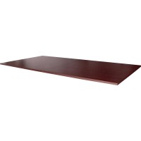 Lorell Essentials Conference Tabletop - Rectangle Top - 48 Table Top Width X 96 Table Top Depth X 1.25 Table Top Thickness - 1 Height X 94.50 Width X 47.25 Depth - Assembly Required - Mahogany