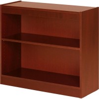 Lorell Two Shelf Panel Bookcase - 36 X 12 X 0.8 X 30 - 2 Shelve(S) - Material: Veneer - Finish: Cherry
