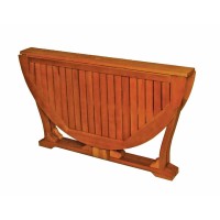 Royal Tahiti Round Wood Gate Leg Table